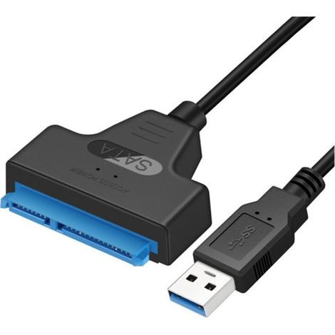 Câble Adaptateur USB 3.0 Vers SATA Pour Disque Dur SSD HDD 2.5 Pouces (1/4)