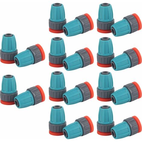 Packung mit 20 Tropfbewässerungsanschlüssen, G1/2 Innengewindeanschluss (16 mm) für PE-Schläuche, Nebel- und Gartenbewässerung (1/5)