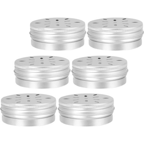 6 x 80ML Aluminum Dog Odour Training Boxes with Holes Lids Flair Training Tool for Dogs Portable Training Equipment (1/5)