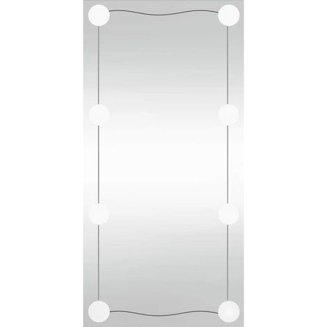 Maison Exclusive - Specchio da Parete con Luci LED 30x60 cm Vetro Rettangolare