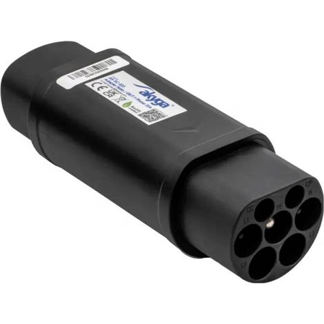 Adaptateur Tesla/GB/T pour recharger les voitures électriques AK-SC-E22 mâle-mâle monophasé 32 A (1/4)