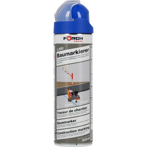 Baustellenmarkierer L200 FORCH - Blau - 500ml (1/2)