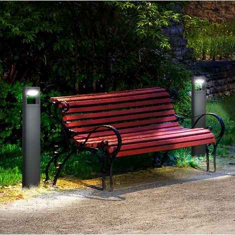 LED-Gartenleuchte 8 W, 3000 K, 460 lm, IP65, verstellbarer Lichtwinkel, dunkelgrau HAVRYA (1/4)