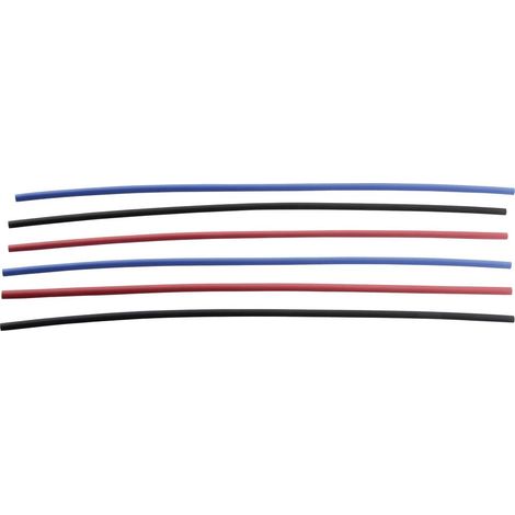 Assortiment de gaines thermorétractables 3:1 DSG Canusa 8014060000 noir, rouge, bleu Ø intérieur nominal (avant réducti