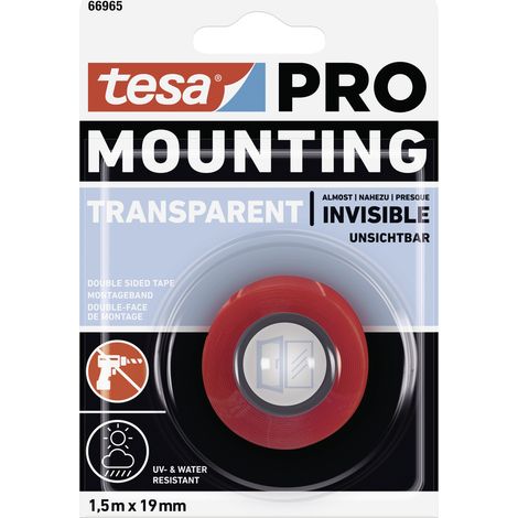 tesa Mounting PRO Transparent 66965-00000-00 Montageband Transparent (L x B) 1.5 m x 19 mm 1 St. (1/5)