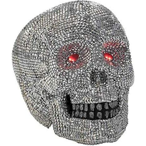 My Other Me Calavera Halloween Deko mit Multicolor Licht