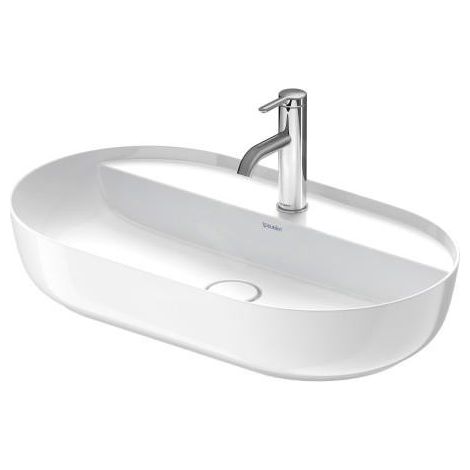 Duravit Luv - Vasque, 70x40 cm, sans trop-plein, avec trou pour robinetterie, blanc 0380700000 (1/3)