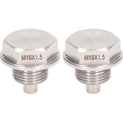 Bouchon de vidange magnétique moteur M18x1,5 mm DP007 - Force magnétique puissante, format compact, universel pour tous véhicules (1/5)