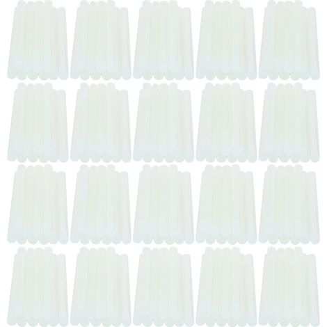 200 bâtons de colle thermofusible transparente haute viscosité 7 x 100 mm pour pistolet à colle et accessoires de loisirs créatifs et de confection. (1/5)