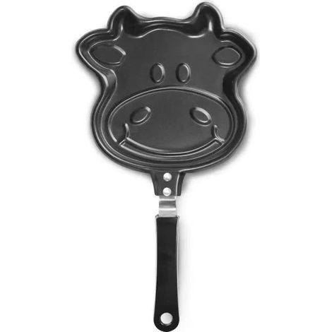 Ibili Poêle vache argenté 15 cm design original
