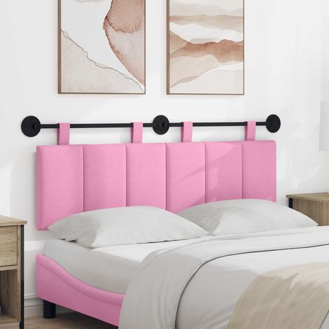 Hängendes Kopfteil Rosa Stoff