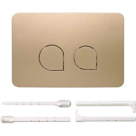 JSSEVN - Compatible with Sigma 012030 dual button toilets with Delta 21 flush switch concealed on the tank panel (matte gold). (1/4)