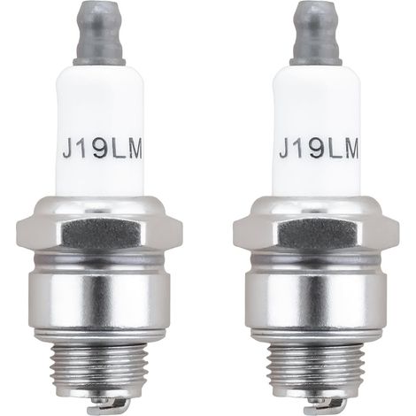 Bougie RJ19LM pour Briggs & Stratton 796112 802592 5095K Champion J19LM (868), Lot de 2, FIX215202152 (1/5)