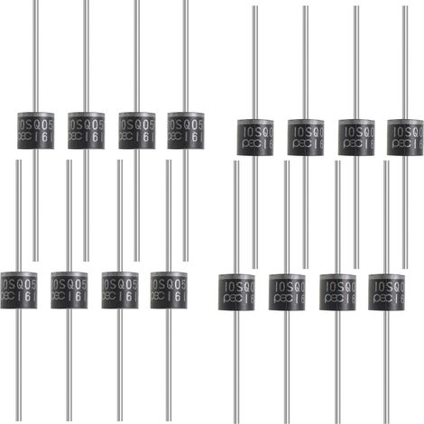 50pcs Diode Schottky 10A 50V Axial 10SQ050 pour Panneau Solaire Parallèle Refusion Protection Diode Silicon Diode Barrière Redresseur Diode Composants électroniques (1/5)