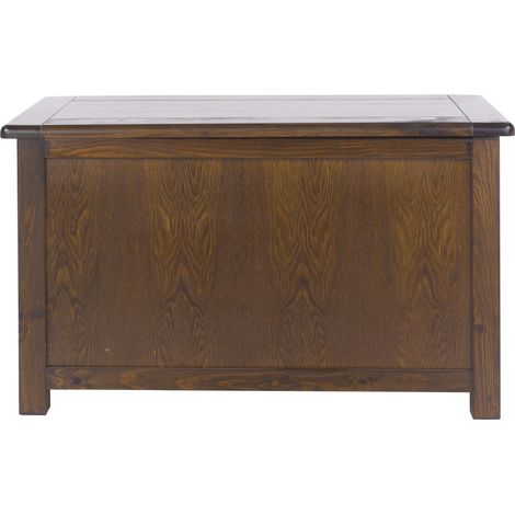 Boston Ottoman - Pine - 90 x 40 x 55 cm - Dark Brown (1/4)