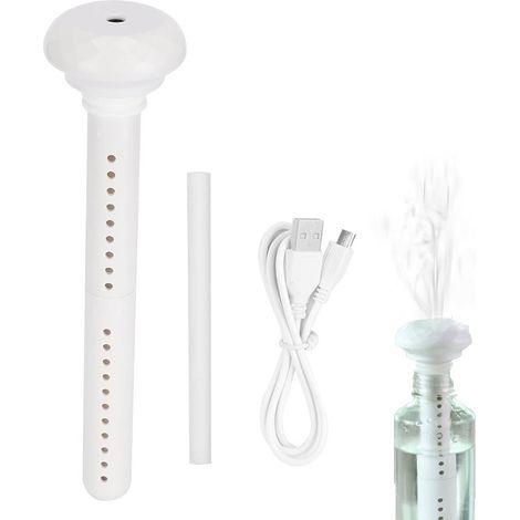 Mini humidificateur USB, humidificateur portable pour bouteille d'eau, purificateur d'air à brume fraîche, humidificateur de bureau, humidificateur de voiture pour plantes, idéal pour les voyages, la  (1/5)