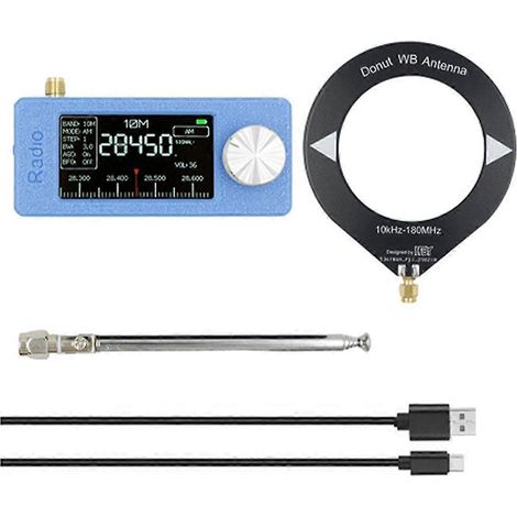 SI4732 Vollband-Funkgerät 10 kHz-180 MHz, SMA-Schnittstelle, USB LSB (1/5)