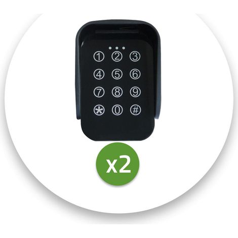 Lot de 2 digicodes pour motorisation de portail TOUCH + (1/5)