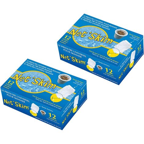 Lot de 24 Chaussettes pré-filtre Universel Skimmer Piscine Jacuzzi Jetable