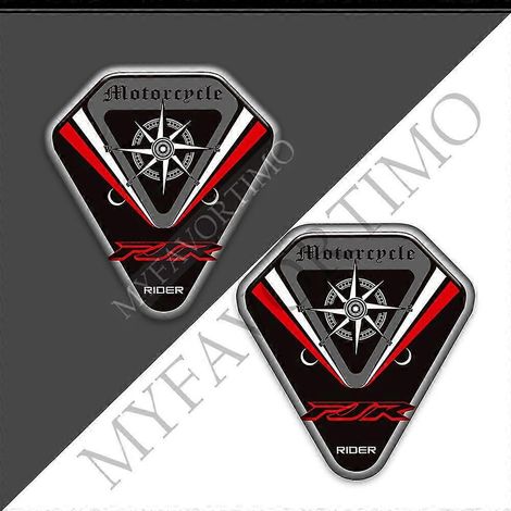 Pare-brise, valises latérales, déflecteur de vent, kit de protection genoux, sacoches, protection de réservoir, autocollants 3D décoratifs pour Yamaha FJR1300 (FJR3). (1/5)