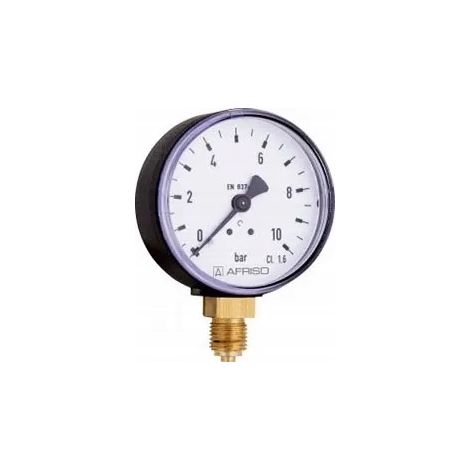 Manomètre standard RF 63 - 0–1,6 bar - Précision 1,6 - Gaz et liquides non cristallisants