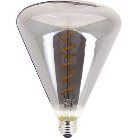 Xanlite – Ampoule LED E27 triangle verre fumé 4W 200 lumens lumière blanc chaud – RFDE400T150F (1/5)