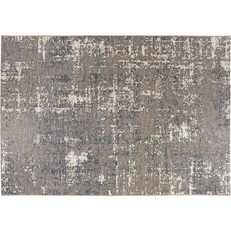Tapis d'Intérieur et Extérieur en Polypropylène Résistant à l'Eau Gris 160 x 230 cm - PANGIVO (1/3)