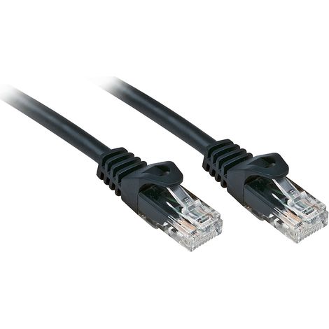 Lindy RJ-45/RJ-45 Cat.6 0.5m cavo di rete Nero 0,5 m Cat6 U/UTP (UTP)