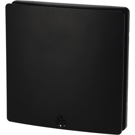 Extracteur d'air axial 100mm – Ventilateur noir 12W – Débit d'air 100 m³/h – Bruit 43 dB – Pour espaces confinés – Horoz Electric
