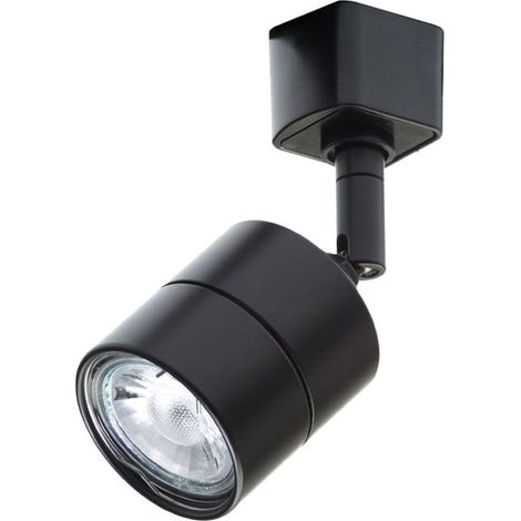 Litecraft Track Light Soho Spotlight Head Adjustable GU10 Fitting - Black (1/2)