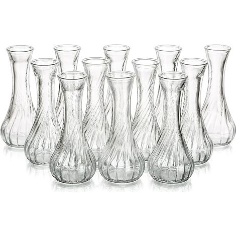Vase Deco Table - Soliflore en Verre Transparent pour Centre De - Vases Decoratifs pour Decoration Mariage Anniversaire Home Salon Parti (1/5)
