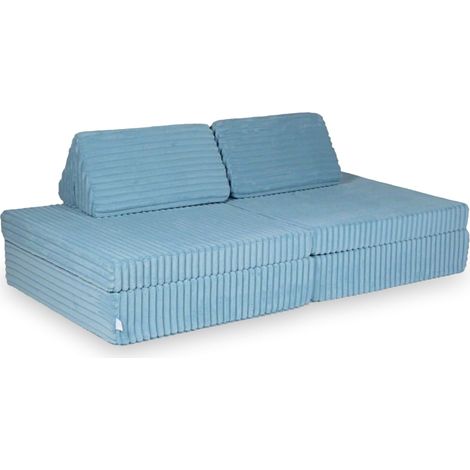 Montessori Standard Waffel Blau Spielsofa (1/5)