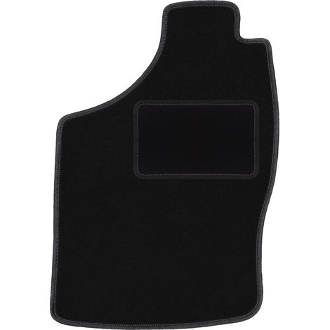 Fahrermatte aus Velours für: Opel Astra F Schrägheck, Limousine, Kombi, Cabriolet (1991–2002), schwarz