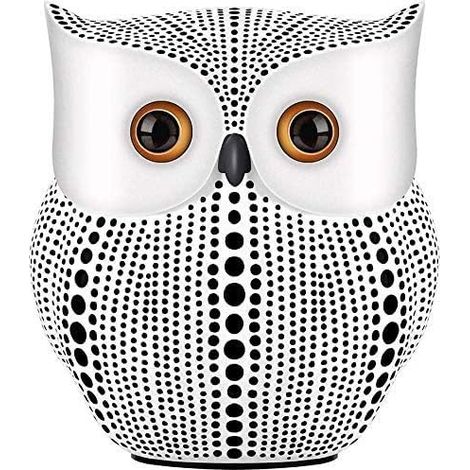 Statue Hibou - Résine - 14,7 x 13,2 x 7,1 cm - Décoration Intérieure Maison Bureau Salon Chambre - 1 Pièce (1/5)