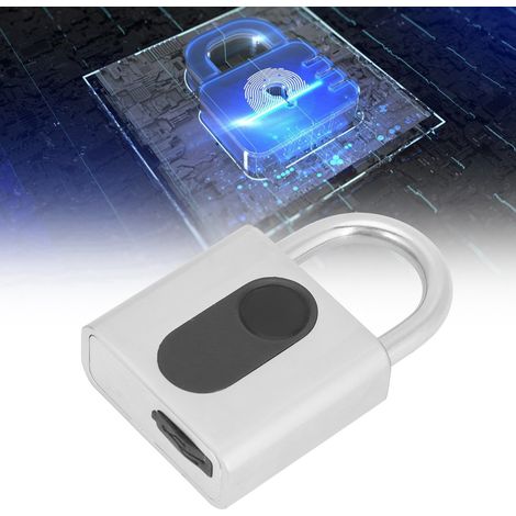 Cadenas Bluetooth intelligent avec application mobile et empreinte digitale, idéal pour dortoirs et entrepôts. (1/5)