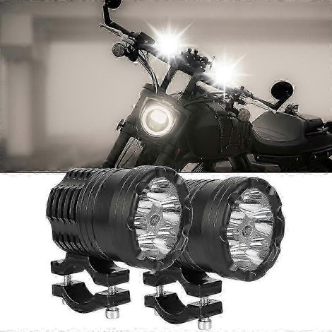 Für BMW Honda Kawasaki Cafe Racer 12V Motorrad-Lichteinheit Fahrlampe LED-Scheinwerfer Zusatzscheinwerfer Nebelscheinwerfer 1 Stück SZRH AS