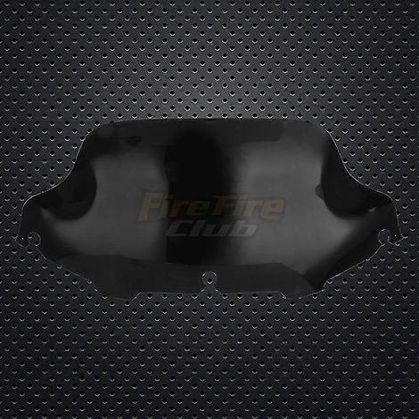 Pare-brise de moto 5" 8" (12,7 cm - 20,3 cm) - Déflecteur pour Harley Electra Street Glide FLHX Touring CVO 96-13 - Noir (1/5)