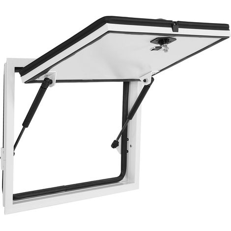 Porte de Trappe de Rangement pour Camping-Car, 20X12 Pouces, Porte à Bagages avec Serrure de sécurité, Cadre en Alliage D'aluminium, Ouverture à 120 Degrés pour Camping-Cars (1/5)