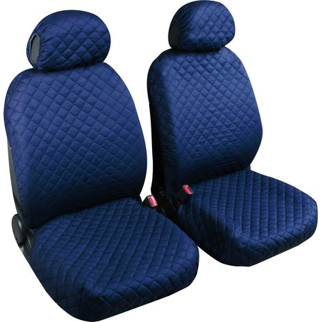 Biba, Coppia Coprisedili Anteriori In Cotone, Universali - Blu Scuro (1/3)