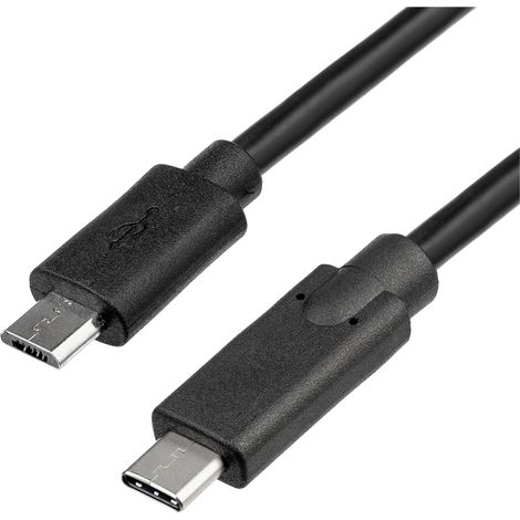 Câble de charge pour téléphone Akyga AK-USB-16 Micro USB B - USB C 2.0, 1 m