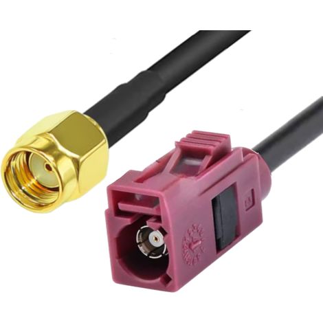 Cavo pigtail Fakra con connettore D/SMA-RP RG58 da 5 m