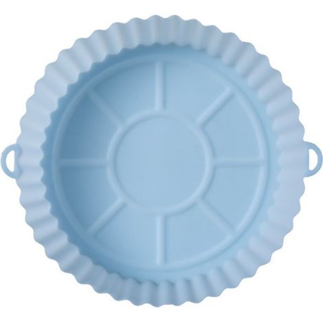 Silikon-Papiereinlage als Ersatz für wiederverwendbare Heißluftfritteusen (blau) (1/5)