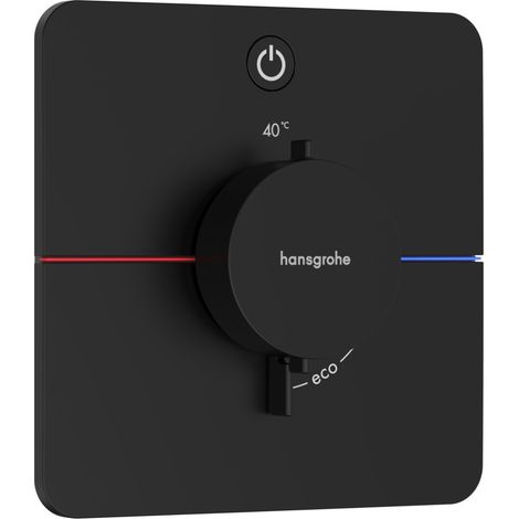 Hansgrohe ShowerSelect Comfort - Unterputz-Thermostatarmatur, schwarz matt 15581670 (1/5)