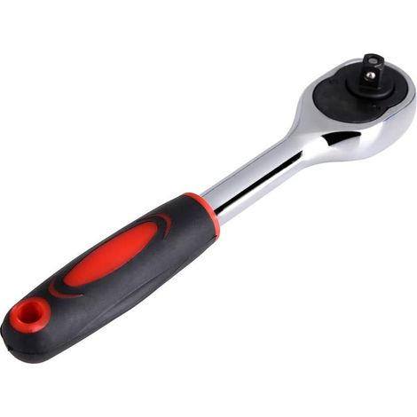 Ratchet Wrench, 1/4 Inch Waterproof Heavy Duty Ratchet Wrench Handle for Screwdriver Bits or Sockets, Practical Tool for Bicycle Car (1/5)