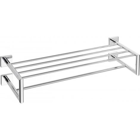 Etagère, Rack porte-serviette BETA en laiton chromé 65,5 x 16 x 22,5 cm (1/2)