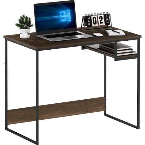 Bureau de Jeu en Noyer Marron de 88,9 cm de Large (1/5)