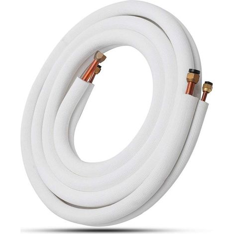 1/2/3M Isolierte Kupfer-Splitleitung 5/8" 3/8" Klimaanlagen-Schlauchverschraubungen Paar Spulenrohr - 3M (1/5)