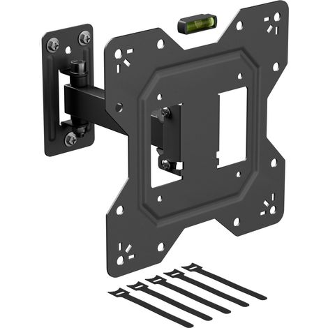 Support Mural TV pour 23 à 50 Pouces, Bras Unique d’Inclinaison et de Rotation, Formats VESA 100x100 mm à 200x200 mm - Peut Soutenir Un Poids Maximum de 30 kg (1/5)