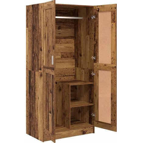 Maison Exclusive - Guardaroba Legno vecchio 82,5 x 51,5 x 180 cm Legno multistrato (1/5)