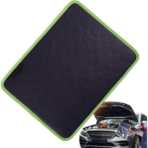 Flexible Magnetic Work Mat, Bolt Storage Mat Pvc Leather, Reducing Tool Search Time Mat, Magnetic Tool Organizer Pad, Pvc Leather Tool Mat, Versatile Magnetic Tool Holder Pad For Workshop (1/5)